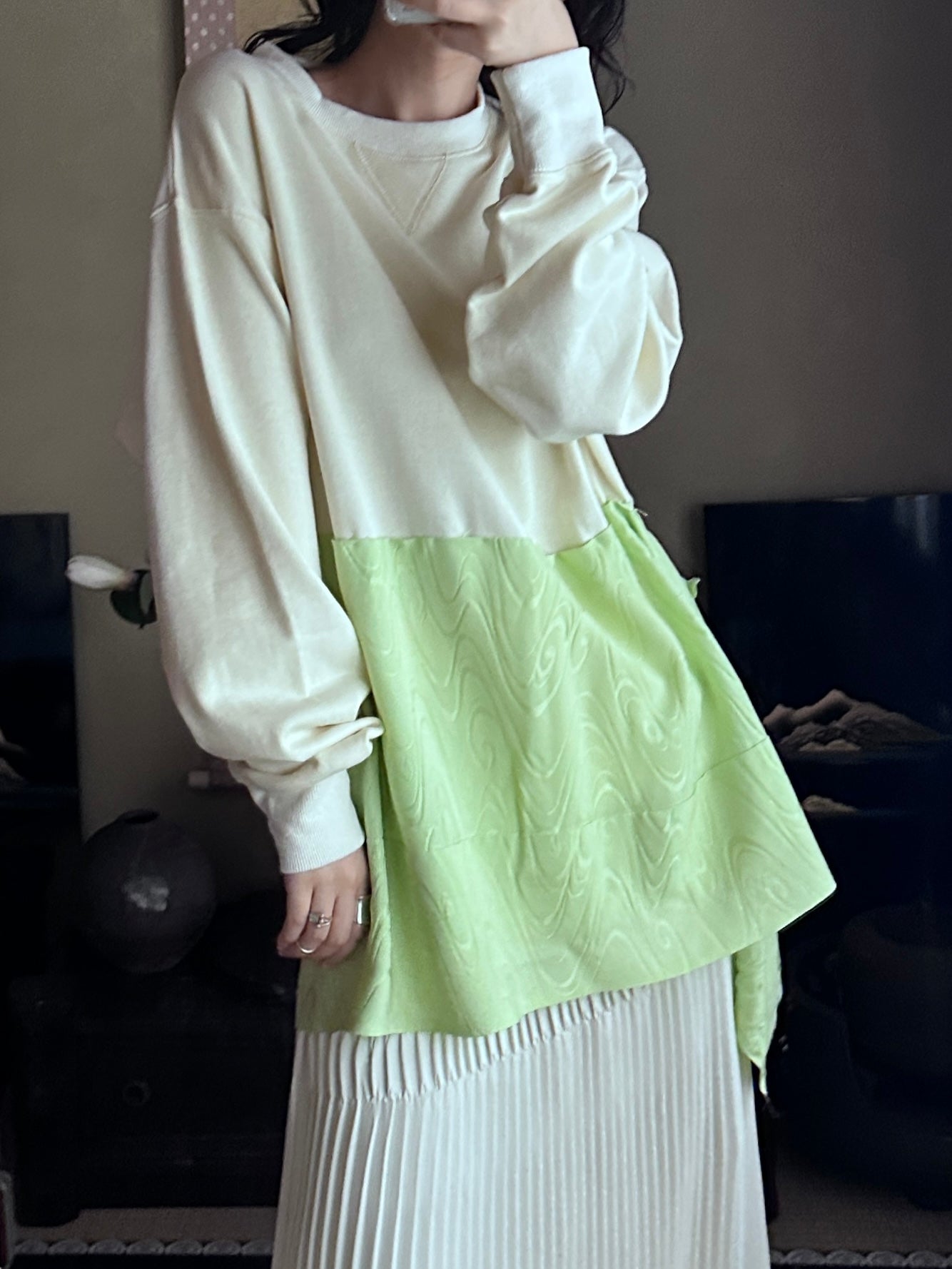 创意设计运动衫沙色