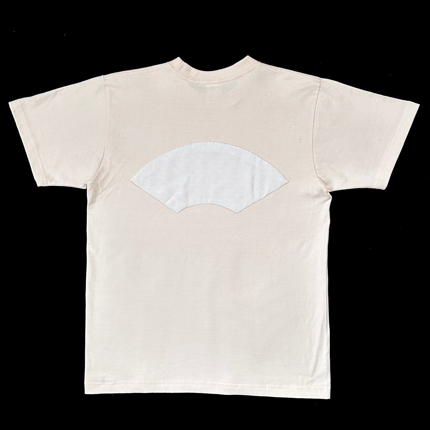 Redesigned Kimono Handmade T-Shirt Lotus root color